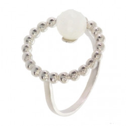 Bague 30-35 pierre de lune argent