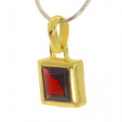 Vermeil Garnet Pendant PF-07