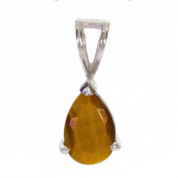 Sterling Silver Tigers Eye Pendant PF-52