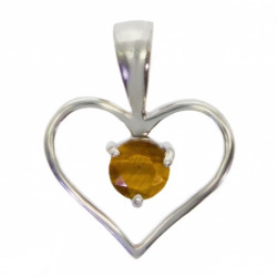 Sterling Silver Tigers Eye Pendant PF-53