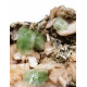 green apophyllite and stilbite