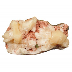 green apophyllite, stilbite and heulandite