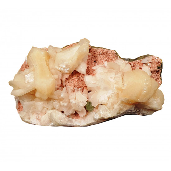 green apophyllite, stilbite and heulandite