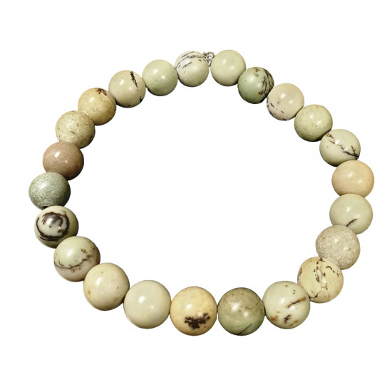 dendrite Turquoise Bracelet  8mm