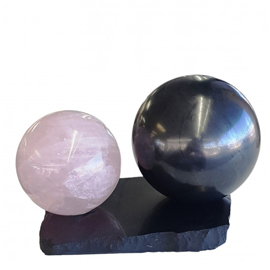 base pour sphere shungite double