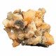 apophyllite , stilbite on chalcedony