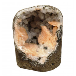 quartz and stilbite