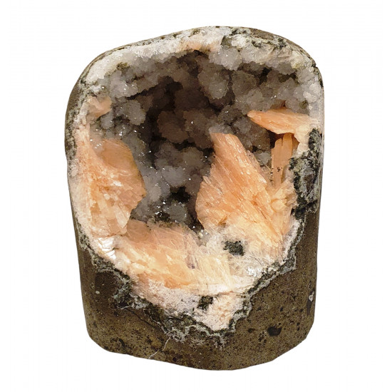 quartz and stilbite