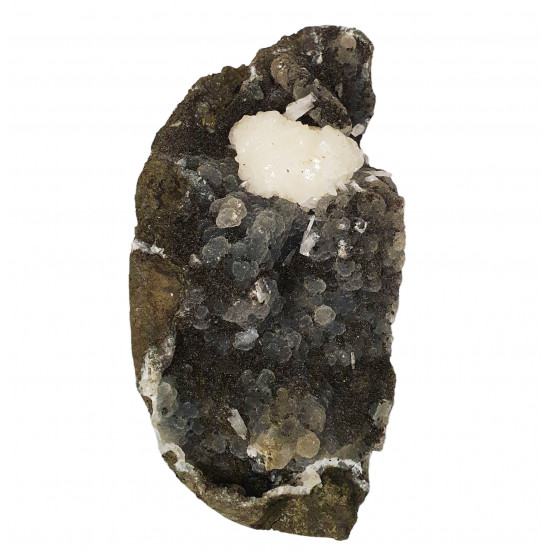 Goosecreekite on chalcedony