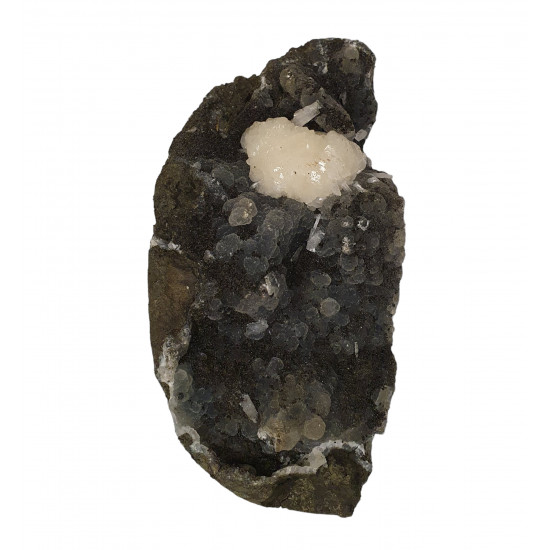 Goosecreekite on chalcedony