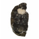 Goosecreekite on chalcedony