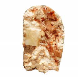 calcite on heulandite