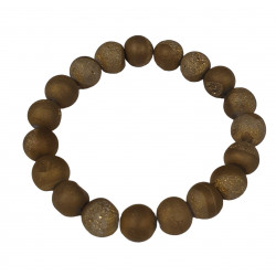 Pyrite druzy Bracelet 8mm