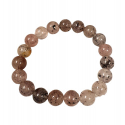 Rose Quartz and hematite Bracelet 10mm
