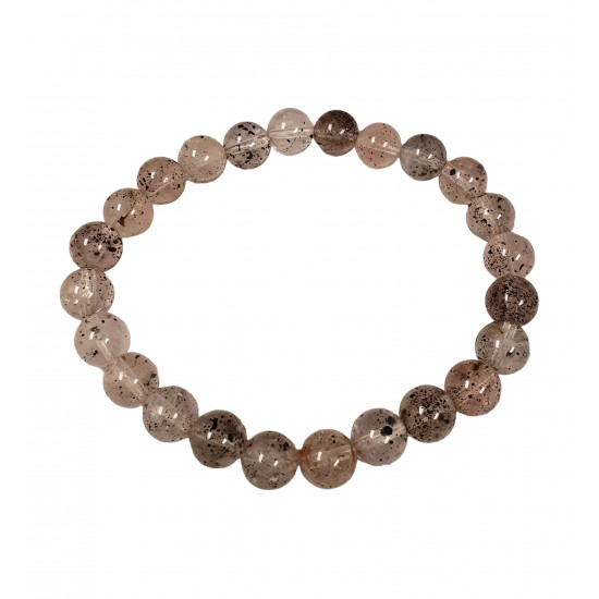 Rose Quartz and hematite Bracelet 8mm