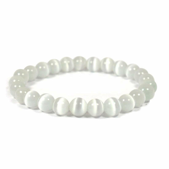 selenite bracelet 8mm selenite bracelet 8mm