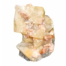 stilbite on calcite
