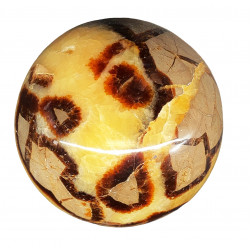 yellow septarian sphere