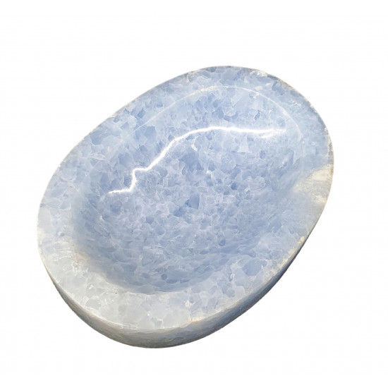 cendrier calcite bleu