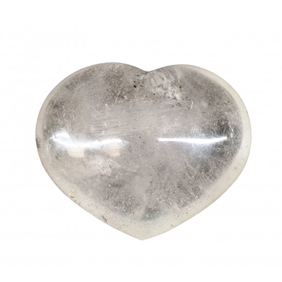 Crystal quartz heart