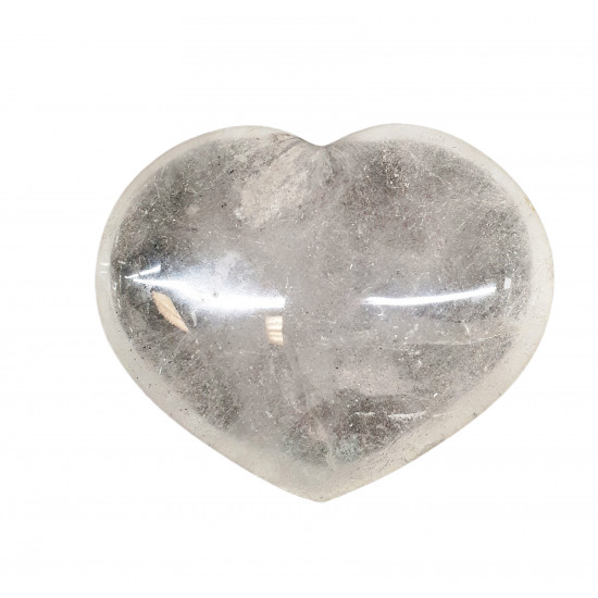 Crystal quartz heart