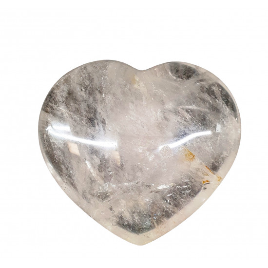 Crystal quartz heart