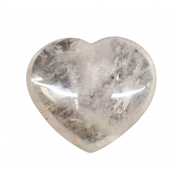 Crystal quartz heart