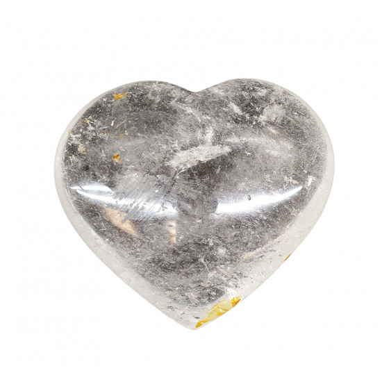 Crystal quartz heart