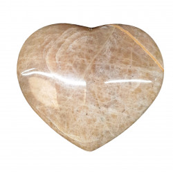Green moonstone garnierite heart