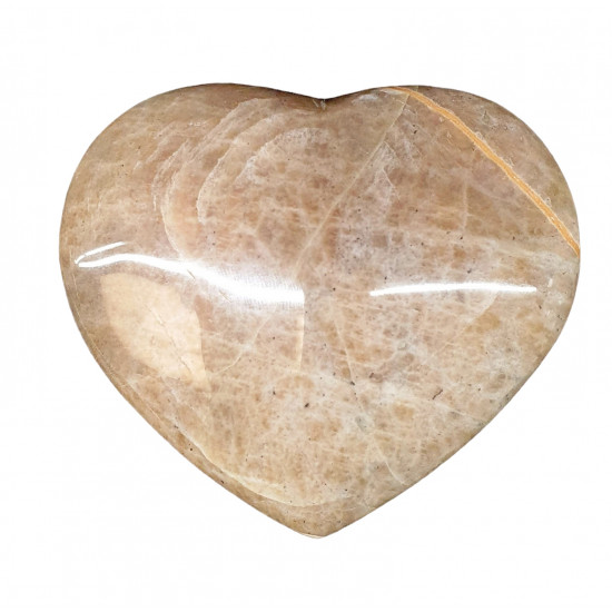 Green moonstone garnierite heart