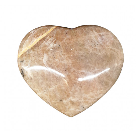 Green moonstone garnierite heart