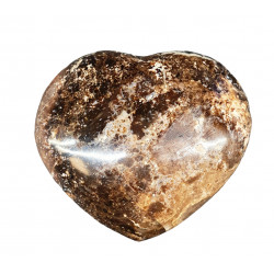 Black opal heart