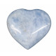 Blue calcite Heart