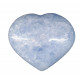 Blue calcite Heart