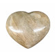 Green moonstone garnierite heart