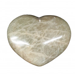Green moonstone garnierite heart