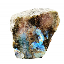 Labradorite Free Form with 1 Polished Face