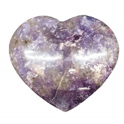 Lepidolite Heart