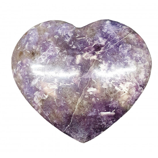Lepidolite Heart