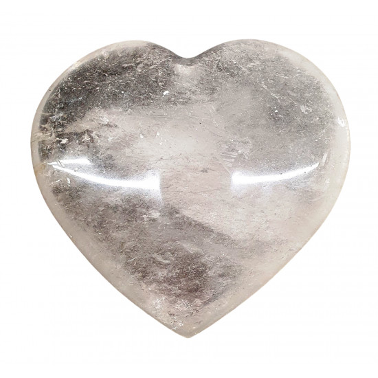 Crystal quartz heart