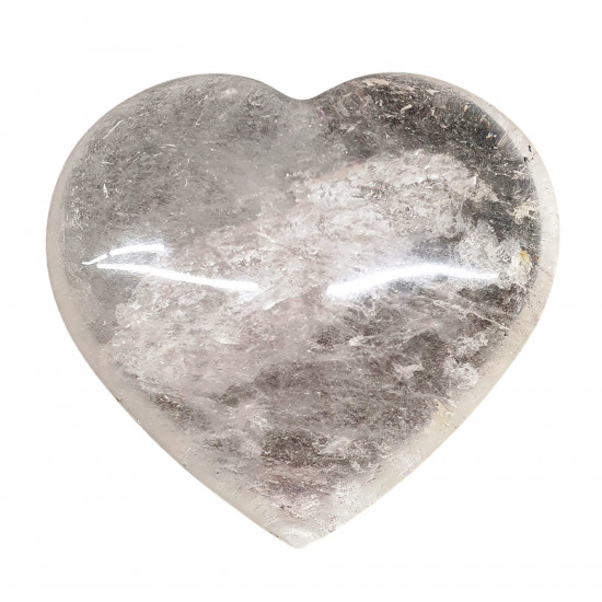 Crystal quartz heart
