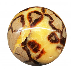 yellow septarian sphere