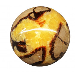 yellow septarian sphere