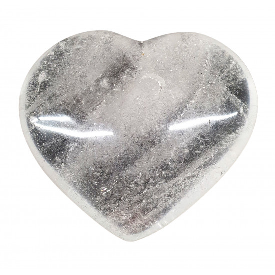 Crystal quartz heart