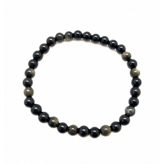 Rainbow Obsidian Bracelet 6mm Rainbow Obsidian Bracelet 6mm