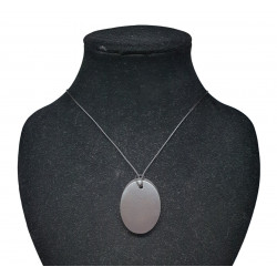 shungite necklace oval