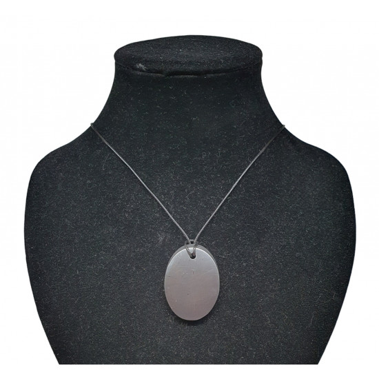shungite necklace oval