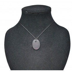 shungite necklace oval