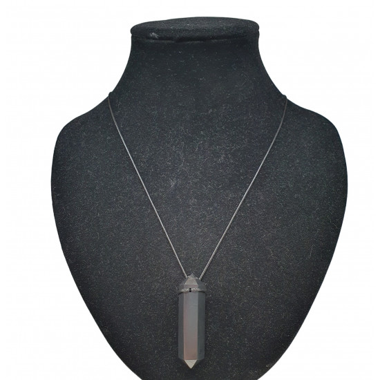 shungite necklace double terminated