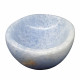 blue calcite bowl